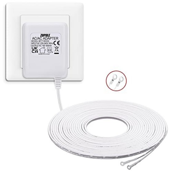 Video Doorbell Special Power Transformer – 18V 500mA Power Adapter, Compatible with Ring, Nest, Eufy, Wyze, Arlo Wireless Video Doorbells